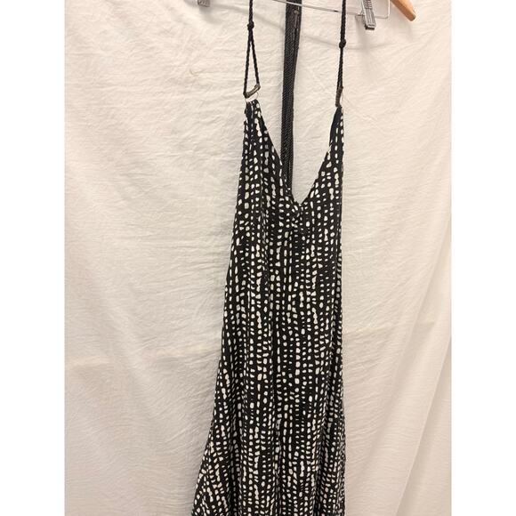 VIX PAULA HERMANNY Dots Thai Printed Voile Dress Medium Vacation Resort Summer - Picture 6 of 8